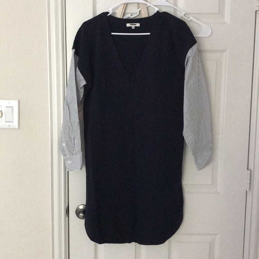 Madewell dress XS. Color navy